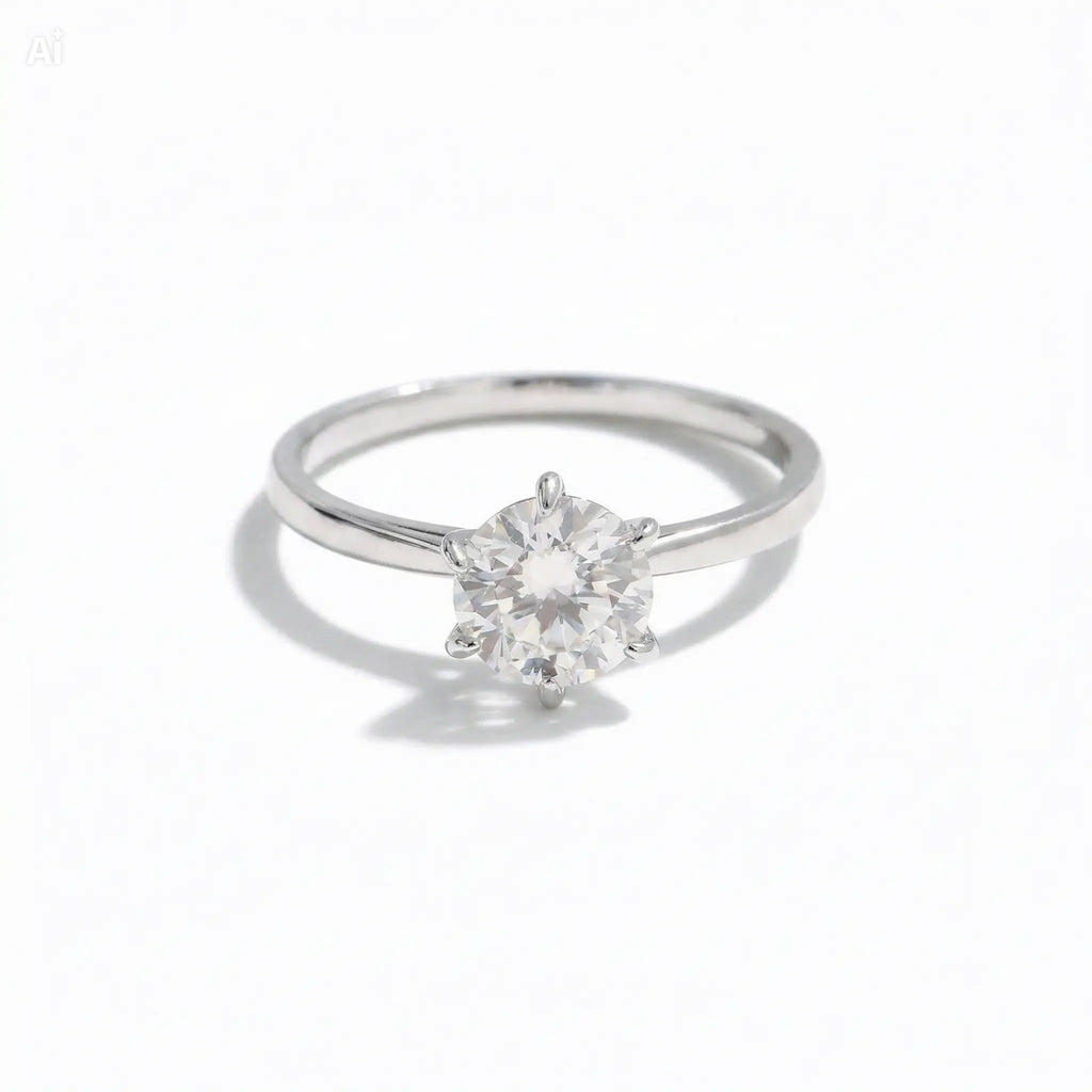 Anillo Moissanita