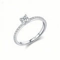 Anillo Moissanita