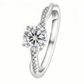Anillo Moissanita